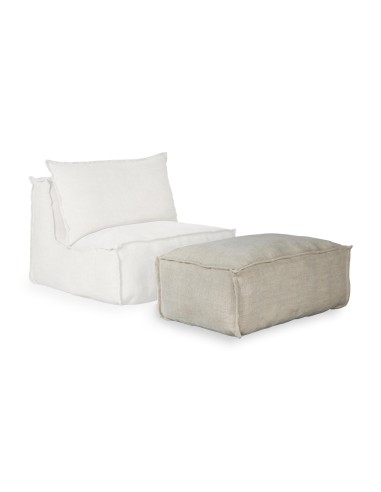 Quax -  Pouf in Lino - Spedizione Gratuita