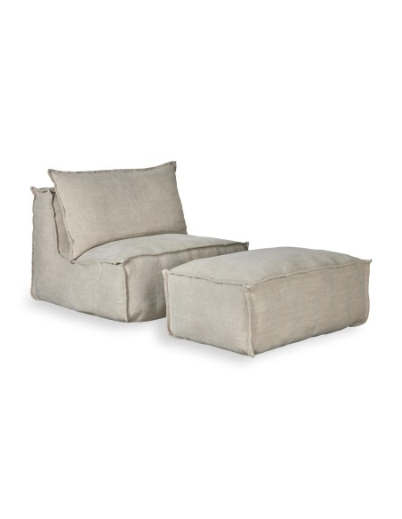 Quax -  Pouf in Lino - Spedizione Gratuita