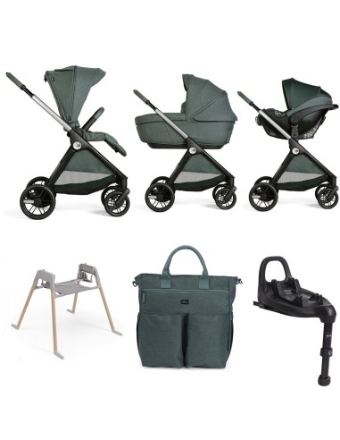 Chicco - Trio Bellagio2 Gran Comfort Con Kory Plus +Borsa Genitore+Stand Lullaglide +Base Full 360 i-Size