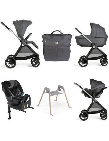 Chicco - Trio Bellagio2 Gran Comfort Con Kory Plus +Seggiolino Auto FullSeat 360 i-Size con base