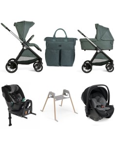 Chicco - Trio Bellagio2 Flexi Con First Seat Recline +Seggiolino Auto FullSeat 360 i-Size con base