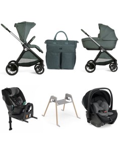 Chicco - Trio Bellagio2 Gran Comfort Con First Seat Recline+ Seggiolino Auto FullSeat 360 i-Size con base