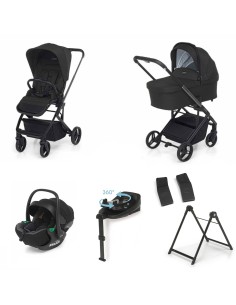 Foppapedretti - Trio TicToc Con Seggiolino Auto Rek i-Size + Base REK, Supporto Elevo e Adattatori OMAGGIO - Spedizione Gratuita