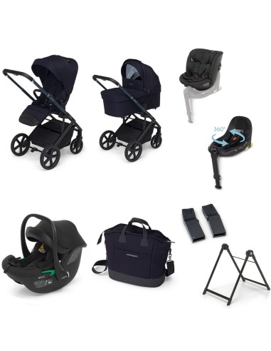 Foppapedretti - Promo Trio TicToc Pro Con Disk Infant, Disk Grow, Base Disk, Adattatori, Borsa Elegant e Supporto Elevo