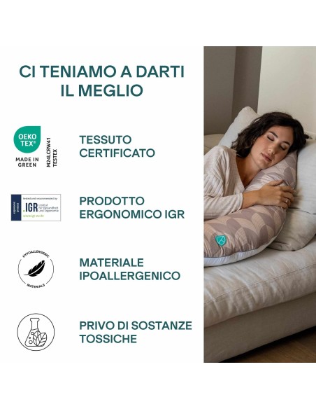 Koala Babycare - Hugs Plus Fan Cuscino Gravidanza e Allattamento
