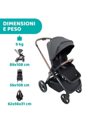 Doomoo - Riduttore Lettino Cocoon Bear Antracite