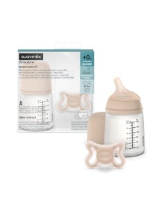 Suavinex - Starter Set Zero.Zero Biberon 180ml + Succhietto