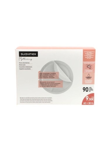 Suavinex - Coppette Assorbenti 60+30