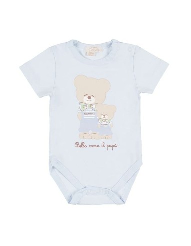 Nanan - Box Tutina+body Azzurro "Bello come il Papà
