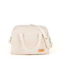 Nanan - Borsa Mamma in Tessuto Beige 2