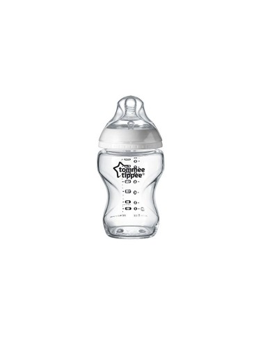 Tommee Tippee - Biberon CTN 250ML 0M+ Vetro Flusso Lento