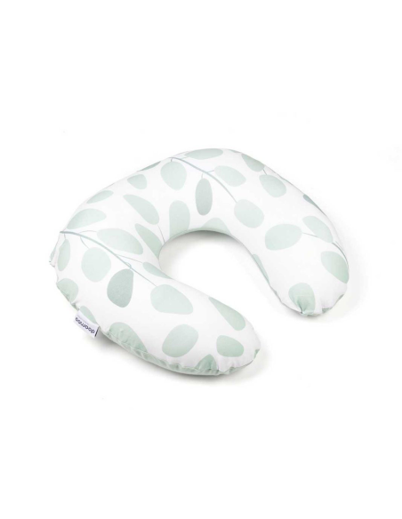 Doomoo - Cuscino per Allattamento Softy Leaves Aqua Green