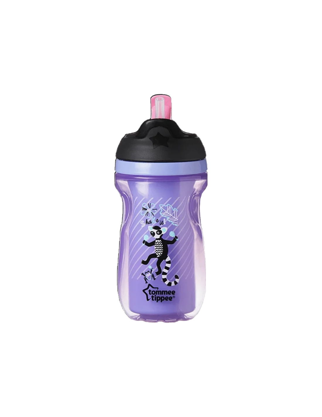 Tommee Tippee - Borraccia Termica con Cannuccia Girl 260 ml