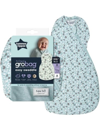 Tommee Tippee - Swaddle 0-3M  Earth Green