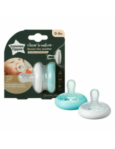 Tommee Tippee - Set 2 Succhiotti 0-6m a Forma di Seno