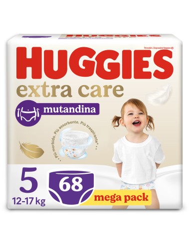 Huggies Extra Care Mutandina Megapack 5 68pz
