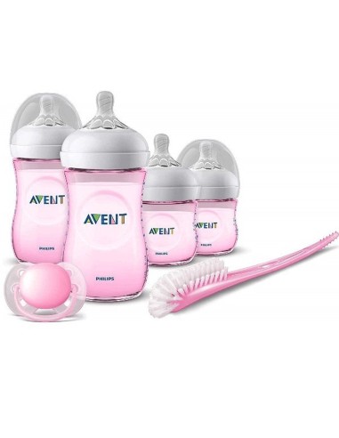 Philips Avent - Set PRIME POPPATE NATURAL IN PP ROSA