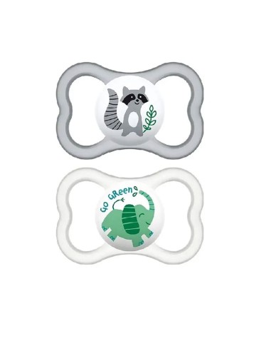 MAM - Air 6+ Silicone Confezione Doppia Neutro